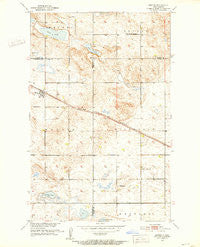 Martin North Dakota Historical topographic map, 1:24000 scale, 7.5 X 7.5 Minute, Year 1951