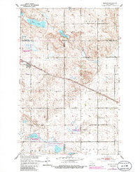 Martin North Dakota Historical topographic map, 1:24000 scale, 7.5 X 7.5 Minute, Year 1951