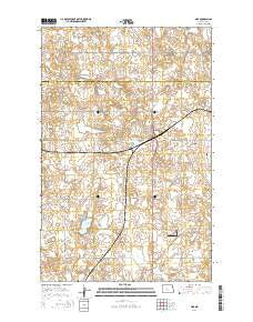 Max North Dakota Current topographic map, 1:24000 scale, 7.5 X 7.5 Minute, Year 2014