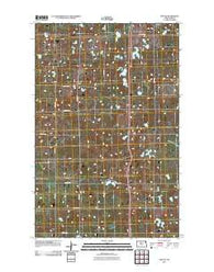 Max NE North Dakota Historical topographic map, 1:24000 scale, 7.5 X 7.5 Minute, Year 2011