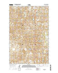Max NE North Dakota Current topographic map, 1:24000 scale, 7.5 X 7.5 Minute, Year 2014