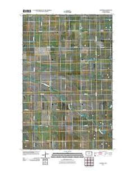 Maxbass North Dakota Historical topographic map, 1:24000 scale, 7.5 X 7.5 Minute, Year 2011