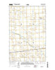 Maxbass North Dakota Current topographic map, 1:24000 scale, 7.5 X 7.5 Minute, Year 2014