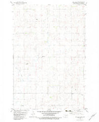 May Lake NW North Dakota Historical topographic map, 1:24000 scale, 7.5 X 7.5 Minute, Year 1982