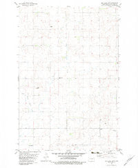 May Lake NW North Dakota Historical topographic map, 1:24000 scale, 7.5 X 7.5 Minute, Year 1982