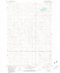 May Lake SE North Dakota Historical topographic map, 1:24000 scale, 7.5 X 7.5 Minute, Year 1982