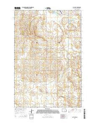 May Lake North Dakota Current topographic map, 1:24000 scale, 7.5 X 7.5 Minute, Year 2014
