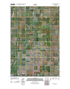 May Lake NW North Dakota Historical topographic map, 1:24000 scale, 7.5 X 7.5 Minute, Year 2011