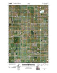 May Lake SE North Dakota Historical topographic map, 1:24000 scale, 7.5 X 7.5 Minute, Year 2011