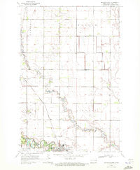 Mayville North North Dakota Historical topographic map, 1:24000 scale, 7.5 X 7.5 Minute, Year 1970