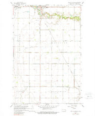 Mayville South North Dakota Historical topographic map, 1:24000 scale, 7.5 X 7.5 Minute, Year 1967
