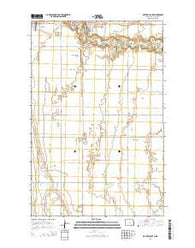 Mayville South North Dakota Current topographic map, 1:24000 scale, 7.5 X 7.5 Minute, Year 2014