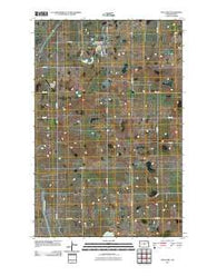 McClusky North Dakota Historical topographic map, 1:24000 scale, 7.5 X 7.5 Minute, Year 2011