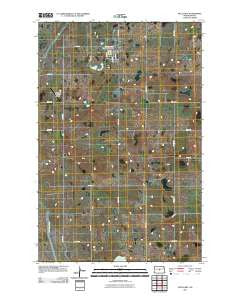 McClusky North Dakota Historical topographic map, 1:24000 scale, 7.5 X 7.5 Minute, Year 2011