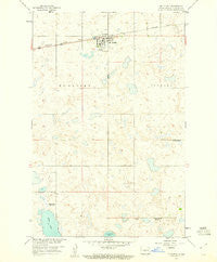 McClusky North Dakota Historical topographic map, 1:24000 scale, 7.5 X 7.5 Minute, Year 1959