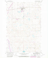 McClusky North Dakota Historical topographic map, 1:24000 scale, 7.5 X 7.5 Minute, Year 1959