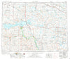 McClusky North Dakota Historical topographic map, 1:250000 scale, 1 X 2 Degree, Year 1954