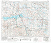 McClusky North Dakota Historical topographic map, 1:250000 scale, 1 X 2 Degree, Year 1954