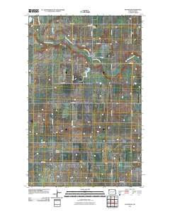 McGregor North Dakota Historical topographic map, 1:24000 scale, 7.5 X 7.5 Minute, Year 2011