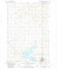 McKenna Lake North North Dakota Historical topographic map, 1:24000 scale, 7.5 X 7.5 Minute, Year 1980