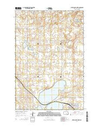 McKenna Lake North North Dakota Current topographic map, 1:24000 scale, 7.5 X 7.5 Minute, Year 2014
