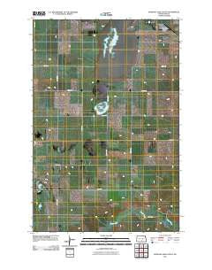 McKenna Lake South North Dakota Historical topographic map, 1:24000 scale, 7.5 X 7.5 Minute, Year 2011