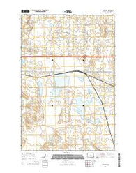 McKenzie North Dakota Current topographic map, 1:24000 scale, 7.5 X 7.5 Minute, Year 2014