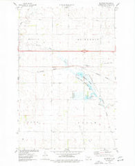 McKenzie North Dakota Historical topographic map, 1:24000 scale, 7.5 X 7.5 Minute, Year 1975
