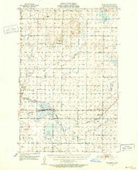 McKenzie North Dakota Historical topographic map, 1:62500 scale, 15 X 15 Minute, Year 1951