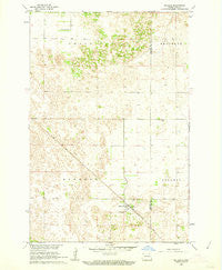 McLeod North Dakota Historical topographic map, 1:24000 scale, 7.5 X 7.5 Minute, Year 1961