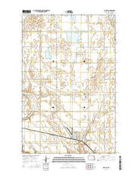 McVille North Dakota Current topographic map, 1:24000 scale, 7.5 X 7.5 Minute, Year 2014