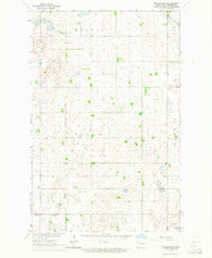 McVille SE North Dakota Historical topographic map, 1:24000 scale, 7.5 X 7.5 Minute, Year 1963