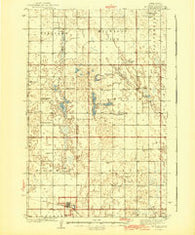 McVille North Dakota Historical topographic map, 1:62500 scale, 15 X 15 Minute, Year 1942