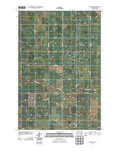 Medberry North Dakota Historical topographic map, 1:24000 scale, 7.5 X 7.5 Minute, Year 2011