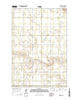 Medberry North Dakota Current topographic map, 1:24000 scale, 7.5 X 7.5 Minute, Year 2014
