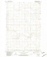 Medberry North Dakota Historical topographic map, 1:24000 scale, 7.5 X 7.5 Minute, Year 1982