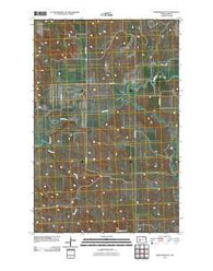 Medicine Butte North Dakota Historical topographic map, 1:24000 scale, 7.5 X 7.5 Minute, Year 2011