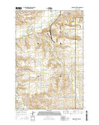 Medicine Butte NE North Dakota Current topographic map, 1:24000 scale, 7.5 X 7.5 Minute, Year 2014