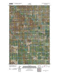 Medicine Butte SE North Dakota Historical topographic map, 1:24000 scale, 7.5 X 7.5 Minute, Year 2011