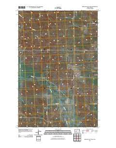 Medicine Butte SW North Dakota Historical topographic map, 1:24000 scale, 7.5 X 7.5 Minute, Year 2011