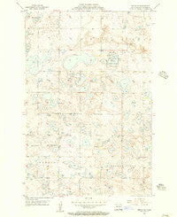Medina SE North Dakota Historical topographic map, 1:24000 scale, 7.5 X 7.5 Minute, Year 1955