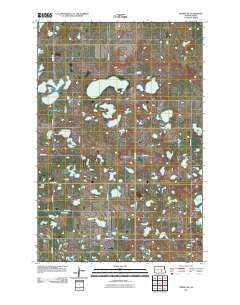 Medina SE North Dakota Historical topographic map, 1:24000 scale, 7.5 X 7.5 Minute, Year 2011