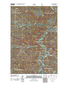 Medora North Dakota Historical topographic map, 1:24000 scale, 7.5 X 7.5 Minute, Year 2011
