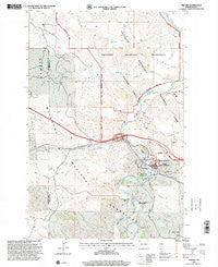 Medora North Dakota Historical topographic map, 1:24000 scale, 7.5 X 7.5 Minute, Year 1997