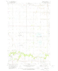 Mekinock North Dakota Historical topographic map, 1:24000 scale, 7.5 X 7.5 Minute, Year 1973