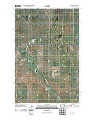 Melville North Dakota Historical topographic map, 1:24000 scale, 7.5 X 7.5 Minute, Year 2011