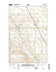 Melville North Dakota Current topographic map, 1:24000 scale, 7.5 X 7.5 Minute, Year 2014