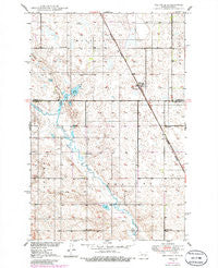 Melville North Dakota Historical topographic map, 1:24000 scale, 7.5 X 7.5 Minute, Year 1950