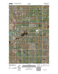 Menoken North Dakota Historical topographic map, 1:24000 scale, 7.5 X 7.5 Minute, Year 2011