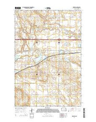 Menoken North Dakota Current topographic map, 1:24000 scale, 7.5 X 7.5 Minute, Year 2014